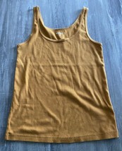 Old Navy First-Layer Tank Top Sleeveless Size L Gold - $7.92