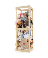 300L Large Stuffed Animal Storage with Open Top and Elastic Cords-Natura... - €119,83 EUR