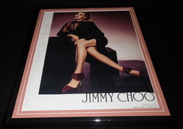 Amber Valletta 2016 Jimmy Choo Framed 11x14 ORIGINAL Advertisement - £27.12 GBP