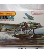 *Incomplete* Matchbox Heinkel He 115 1/72 Scale Model Kit - $25.73