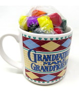 Grandfathers make Grandfriends Ceramic Coffee Mug Cup 8 oz Fruit Filled ... - £11.68 GBP
