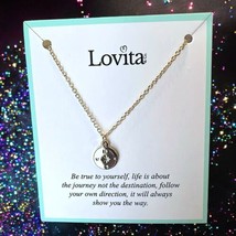 LOVITA Never Lost Necklace in Gold MSRP $30 Brand New With Tags - $454.48 MXN