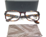 Persol Eyeglasses Frames 3334-V 24 Tortoise Square Full Rim 53-20-145 - £131.57 GBP