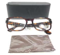 Persol Eyeglasses Frames 3334-V 24 Tortoise Square Full Rim 53-20-145 - £132.03 GBP