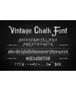 Vintage Chalk Font | Old English font | Calligraphy  font | Chalk font - $10.00