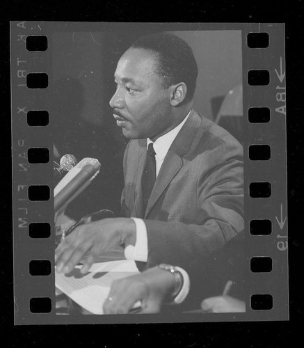 Martin Luther King Jr. Collage of Protest and Speech B&W Vintage 8x10 Photo Item image 13