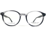 Fregossi Brille Rahmen 461 GREY Klar Horn Rund Voll Felge 50-21-140 - $55.57