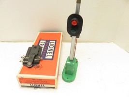 LIONEL TRAINS POST-WAR 153 BLOCK SIGNAL W/PLATE- WORKS FINE- 0/027- BXD ... - $26.55