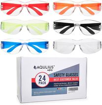 Versatile 24 Pack of Safety Glasses - Clear Vision for Construction &amp; Sh... - $45.49