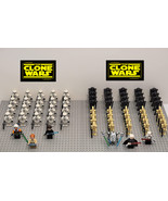 66pcs Star Wars New Battle Set Phase 1 Clone Troopers Droids Army Minifi... - $45.59