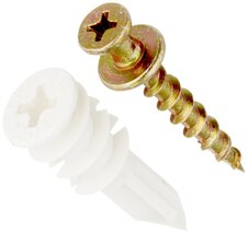 Hangman Products BCKSS2 Bear Claw Hangers with Anchors (2 /Pack), Gold - $21.07