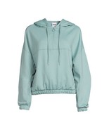 Avia Women&#39;s Half Zip Hoodie Sweatshirt Green Size S(4-6) - $37.49 CAD