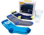Seinfeld Sock Bundle Gift Pack with 3 Pr Crew Socks &amp; Pint Glass - $32.78