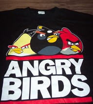 Angry Birds Video Game T-Shirt Mens Xl Original! Old New Stock Fifth Sun - £15.87 GBP