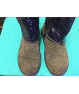 LAMO ESSENTIALS PULL-ON NAVY SUEDE SEQUIN LINED WINTER BOOTS - WOMENS SI... - $712.56 MXN