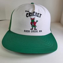 Vintage MacGregor Trucker Hat The Cricket Rock Creek MN Snapback Cap  - $39.99