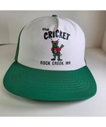 Vintage MacGregor Trucker Hat The Cricket Rock Creek MN Snapback Cap  - $736.95 MXN