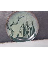 Disney Parks The Haunted Mansion  Appetizer Ceramic Plate 8&quot; Halloween - $411.84 MXN