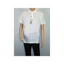 Mens Polo Shirt Slinky Sheer Short Sleeves Soft Touch Stacy Adams 57006 White image 2