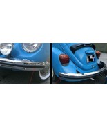 FRONT AND REAR VW TYPE1 SUPER BEETLE BUG BEETLE 68-73 BUMPER MOULDING RU... - £76.21 GBP