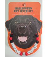 Scary N Hairy Halloween Pet Necklace Jewelry, Size Small 14&quot; - $27.59 CAD