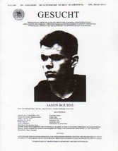 The Bourne Supremacy,  Wanted Poster, Matt Damon - $39.59