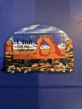 Welcome Utah Still The Right Place Magnet 3&quot; X 2&quot; - $59.89 MXN