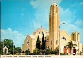 Vtg Postcard St. Nicholas Greek Orthodox Church, Tarpon Springs, Florida - £5.17 GBP