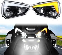 LED Headlight w/ Turn Signal for Can-Am Ryker 600 900 Rally Sport DRL 2PCS - $199.95