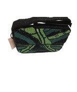 Sincerely Jules Green Blue Black Beaded Handbag Purse - $69.95