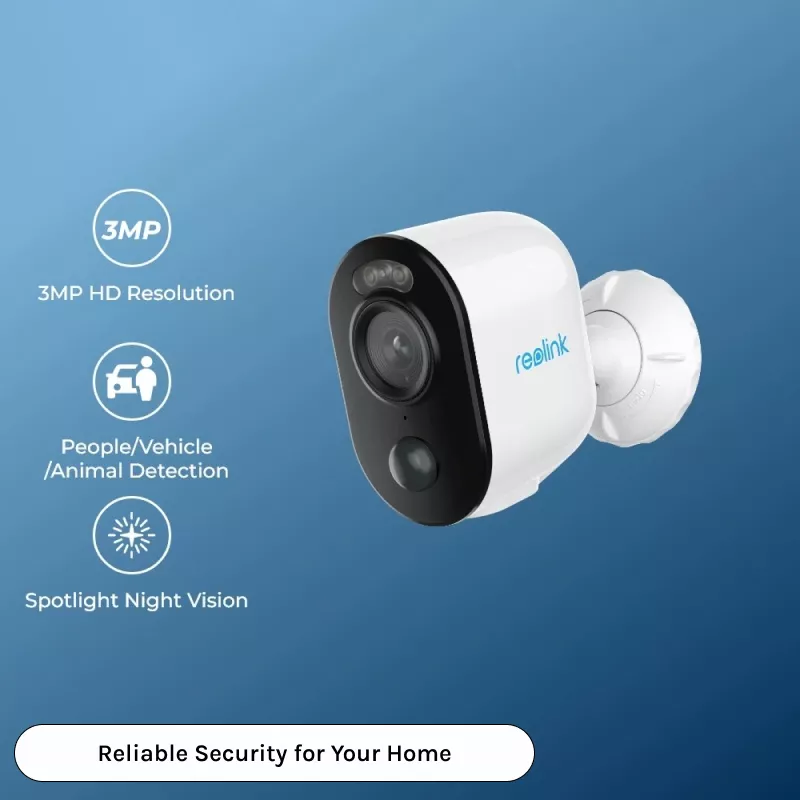 3MP Wireless Solar & Battery-Powered Security Camera with Two-Way Audio and Smar - $108.87 CAD