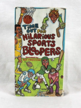 TIME OUT FOR HILARIOUS SPORTS BLOOPERS VHS VIDEO 1988 Vintage- Very Good... - £7.55 GBP