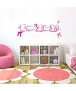 Picniva PINK Ribbon Font1 h15 Made-to-Order Baby Name Kid Room Nursery W... - $19.59