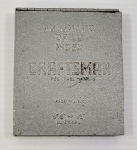 C) Vintage Sears Craftsman Automatic Drill Index Metal Case USA - $19.79