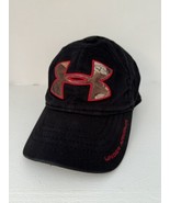 Under Armour Hat Cap Snap Back YOUTH Black Red Camo Hunting Hunter Outdo... - £11.15 GBP