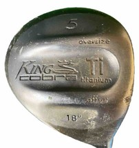 King Cobra Offset Titanium 5 Wood 18* Senior Lite Graphite 42.5&quot; New Grip Men RH - £18.75 GBP