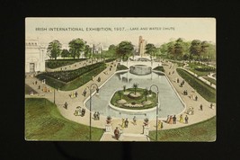 Vintage Paper Postcard Postal History 1907 Irish International Exhibition Dublin - £10.99 GBP