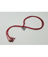 Silver EVIL EYE BRACELET 7 Red Strings Protection LOVE and GOOD LUCK Wom... - $12.33