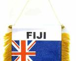 K&#39;s Novelties Fiji Mini Flag 4&quot;x6&quot; Window Banner w/Suction Cup - $2.88