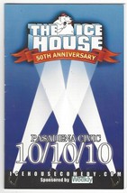 2010 Ice House 50th Anniversary Pasadena Civic Souvenir Program- EUC - $91.55 MXN