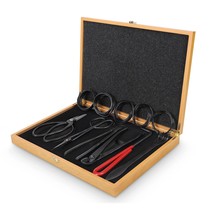 Bonsai Tools Set With Wood Box 12Pcs Heavy Duty Bonsai Tree Kit, Trimming Scisso - £73.72 GBP