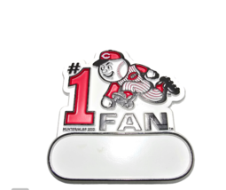Cincinnati Reds #1 Fan Magnet Reds #1 Fan Size 3 By 3 New MLB - $7.90