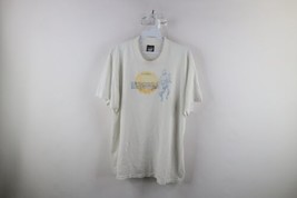Vintage 80s Mens XL Distressed Runners Classic 10K Road Race T-Shirt White USA - £38.91 GBP