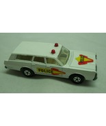 Vintage 1971 Matchbox Lesney WHITE MERCURY POLICE CAR # 55 R SERIES 1970&#39;s - $564.28 MXN