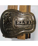 Elvis Presley Guitar Belt Buckle Elvis Fragrances Inc Promo Vintage 80s   - $31.29 CAD