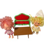 Vtg Strawberry Shortcake Berry Happy Home Furniture Living Room Couch  D... - $39.19