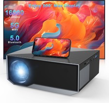 Projector With Wifi And Bluetooth, Zdk 16000 Lumen Native 1080P Full Hd Outdoor - $81.99