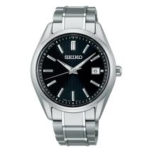 Seiko Selection S-Series Titanium Solar Radio Watch, silver/black, 1?, B... - £389.76 GBP