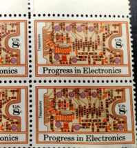 Scott 1501 Progress in Electronics 4 Stamps 8 cents Postage Stamp 1973 - $1.97