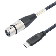Devinal Upgrade Xlr Female To Usb C Cable, Usb Tyep-C To Female Xlr Reco... - $33.93